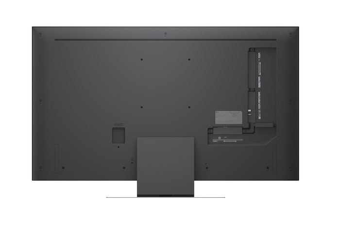 Een LG Mini RGB evo AI MRGB85 toont Precision Dimming aan de hand van een gesplitst beeld, waarbij aan de linkerkant conventionele LED wordt vergeleken met diepere zwarttinten en verbeterde contrastdefinitie aan de rechterkant, mogelijk gemaakt door de alpha 8 AI-processor.